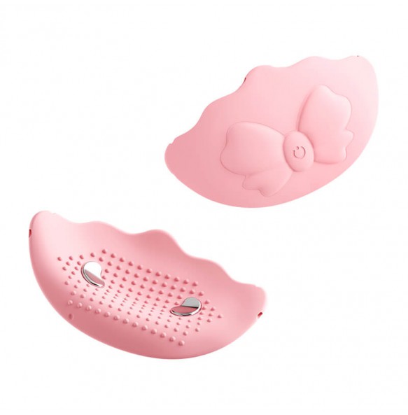 MizzZee - Bowknot Electric Shock Vibrating Nipple Pads (Smart APP Model - Chargeable) MizzZee - Bowknot Electric Shock Vibrating Nipple Pads (Smart APP Model - Chargeable)